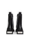 Alexander Wang Ankle Boots in Pelle Nera Throttle da donna