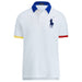 Ralph Lauren Polo Uomo Multi Colore Polo Colorata Custom Slim-Fit Mezze Maniche Maglia Polo Con Colletto Big Pony