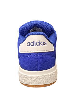 Scarpe sneakers Bambini e ragazzi adidas GRAND COURT  azzurro-bianco laccio elastico e velcro