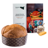 Tesori di sicilia panettone artigianale pandorato 1kg, scatola siciliana a donna elisabetta panettone a lievitazione naturale, idea regalo natale
