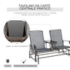 Dondolo da Giardino a Due Posti con Tavolino 81 × 147 × 100cm 84A-011