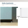 Porta Scorrevole Interna in Vetro Smerigliato e Satinato con Binario B3 in Alluminio per Bagno Cucina Studio Vetro 205x 90x 0,8cm WJ8B70-005WJ8
