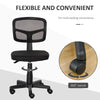 Sedia da Ufficio Ergonomica in Rete Senza Braccioli e Regolabile in Altezza, Nero HN3921-577HN3