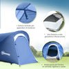 Tenda da Campeggio in Poliestere e Tessuto Oxford con Gancio Interno e Finestre a Rete, 265x140x95 cm PL8A20-302V00LBPL9