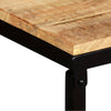 Panca in Legno Massello di Mango 110x35x45 cm con Gambe in Acciaio - Stile Industriale Robusto e Duraturo - Generico