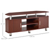 Mobile Porta TV in legno e Acciaio Inox Marrone 120x40x52cm F833-324BNA , soggiorno salotto nero bianco marrone alto basso grigio cassetti design da terra parete grande tavolino ingresso moderno muro parete attrezzata sala