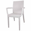Sedia in Polipropilene  Phoenix con braccioli effetto rattan, adatto per bar e strutture