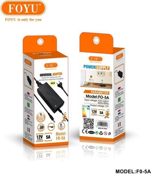 5A Trasformatore Con Presa Alimentatore 12V Stabilizzato 60W Telecamera Fai da te/Materiale elettrico/Trasformatori Zencoccostore - Formia, Commerciovirtuoso.it