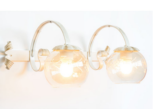 LAMPADE LINEA TAVERN LAMPADA A MURO APPLIQUE MARGHERITA 2 LUCI