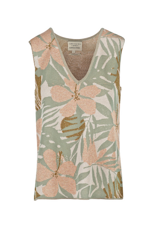 ALESSIA SANTI Alessia Santi - Top - 450178 - Verde/Rosa da donna