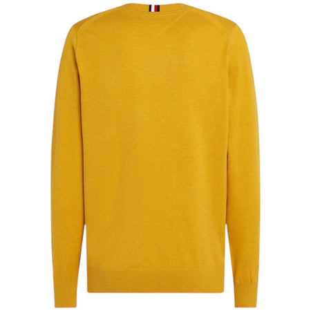 Tommy Hilfiger maglioncino giallo ocra MW0MW21316 Maglieria Tommy Hilfiger