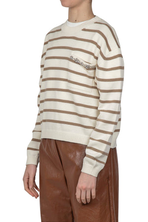 Semi-Couture Semi Couture - Maglia - 450811 - Panna/Beige da donna