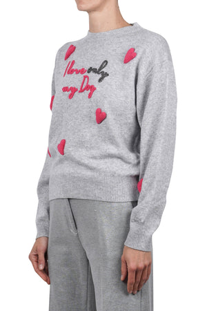 MC2 SAINT BARTH MC2 Saint Barth - Maglia - 460995 - Grigio/Fuxia da donna