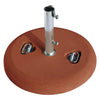 Base in cemento con maniglie per ombrellone palo centrale Ø 55 cm