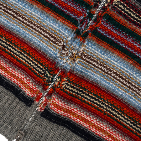 JUNYA WATANABE MAN Men's Shetland Wool Jacquard Hoodie in Multicolour da uomo