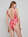 Costume Intero Gisela 2/30180U con Stampa Coralli