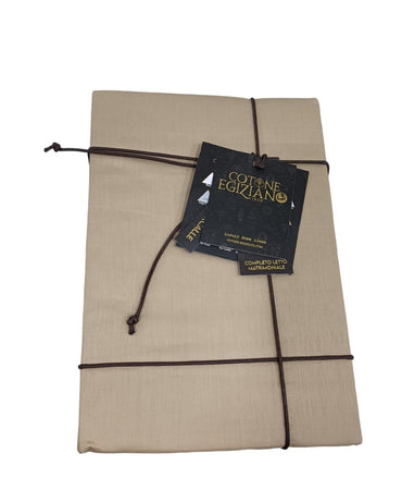 Completo Lenzuola Matrimoniale Luxury Percalle Cotone