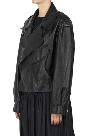 3JOLIE 3jolie - Giubbotto in pelle - 451427 - Nero da donna
