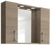 MOBILE SPECCHIERA DA BAGNO MOD. 960 CON 2 ANTE E ILLUMINAZIONE CM. 77X57X15