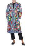 LA FEMME BLANCHE La Femme Blanche - Cappotto - 461417 - Fantasia Azzurro da donna