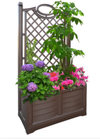 FIORIERE FIORIERA CON SPALLIERA SEPARE' CM. 80X42,5X150H IN RESINA ATOSSICA