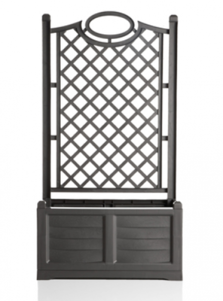 FIORIERE FIORIERA CON SPALLIERA SEPARE' CM. 80X42,5X150H IN RESINA ATOSSICA