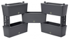 FIORIERE FIORIERA KIT COMPONIBILE 5 PEZZI BRICK CM. 59x23x27H
