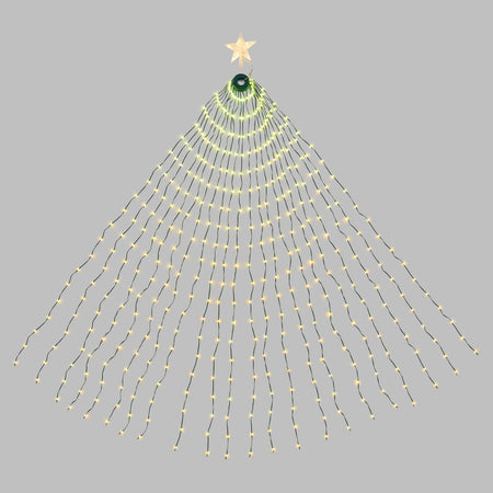 Tenda mantello per albero gocce di luci led per alberi da esterno