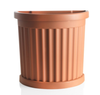 VASO FIORIERA ROMA A MURO SEMICIRCOLARE CM. 27x52x49h CON SOTTOVASO