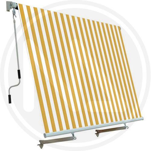 TENDA DA SOLE PER BALCONE A CADUTA CON BRACCI DI SUPPORTO MT.2,5x2,5