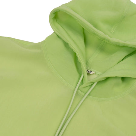 AURALEE Elastic Sheer Nylon P/O Parka in Lime Green da uomo