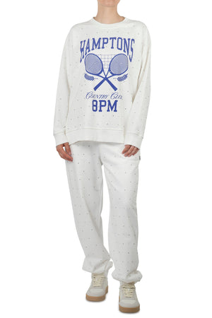 8PM 8pm - Felpa - 450713 - Latte/Blu da donna