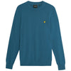 Lyle & Scott pullover merino blu acqua KN2110VC