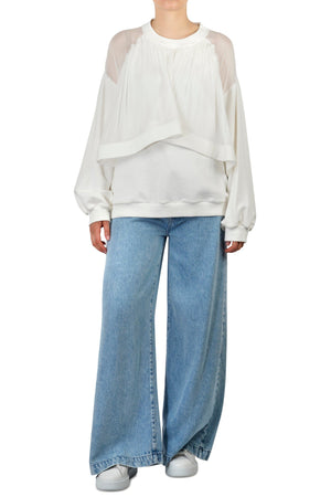 SOUVENIR Souvenir - Felpa - 451249 - Panna da donna