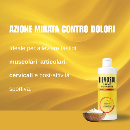 Crema Antidolore Naturale con Arnica Montana e Artiglio del Diavolo – Sollievo per Muscoli, Articolazioni e Dolori Cervicali, Formula Extra Forte Rilassante | AlohaLabs Lievosol Extra Forte 200ml