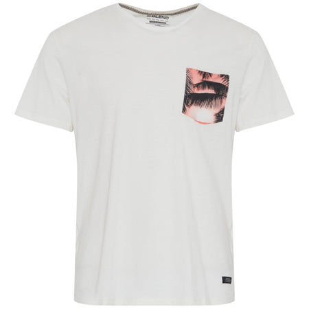 Blend t-shirt bianca con taschino 20716508 T-shirt Blend