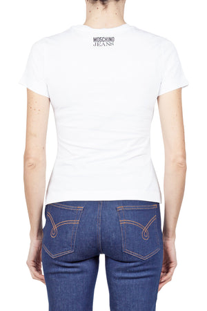 MO5CH1NO JEANS - MOSCHINO MO5CH1NO JEANS - Moschino - T-shirt - 430118 - Bianco da donna