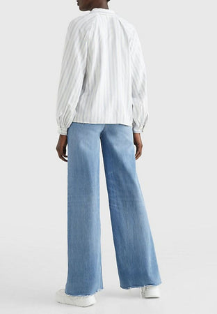 Tommy Hilfiger BLUSA VIS STRIPE RAGLAN SHIRT LS da donna