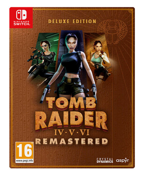 Tomb Raider IV-V-VI Remastered Starring Lara Croft Deluxe Edition SWITCH UK
