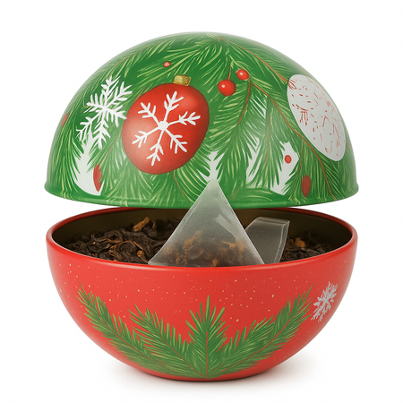 Tè dell’Aviatore – Edizione Natale (pallina decorativa in latta) 10 filtri piramidali