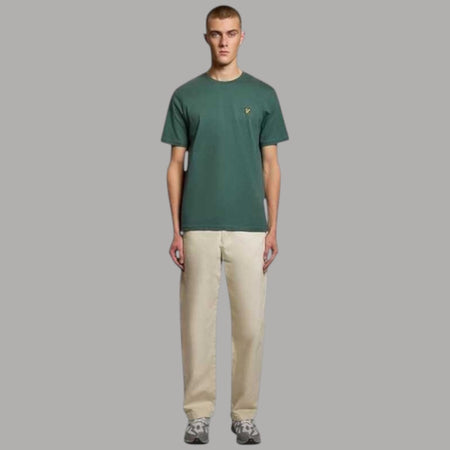 T-shirt Lyle & Scott Uomo Cotone con Logo Iconico Aquila