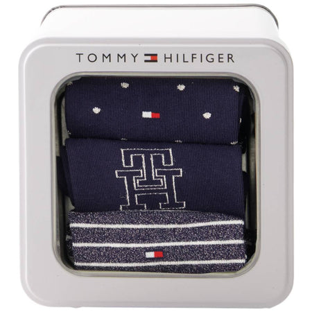Tommy Hilfiger gift box 3 paia calzini da donna blu 701236464001