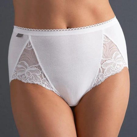 Playtex Slip Midi da Donna Cotone e Pizzo P00BT S85 - Passarelli Biancheria