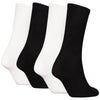 Calvin Klein donna pack 4 calze nere bianche 701235384001801