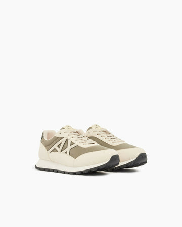 Armani Exchange uomo sneakers con logo a contrasto