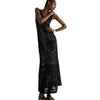 Dexterior vestiti casual donna d.exterior - patchwork abito lungo s/m - nero da donna