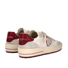 Philippe Model sneaker uomo philippe model - nice low man - bordeaux da uomo