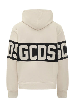 GCDS FELPA BAND LOGO HOODIE da uomo