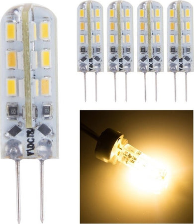 5pcs PEZZI DC12V 3014 SMD G4 Lampadina a led Luminosa 3W Bianco Caldo Freddo Illuminazione/Lampadine/Lampadine a LED Trade Shop italia - Napoli, Commerciovirtuoso.it