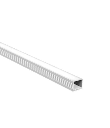 5pz Profilo In Alluminio 2 Mt Lineare Sospeso Sezionabile Per Striscia Led Al-28